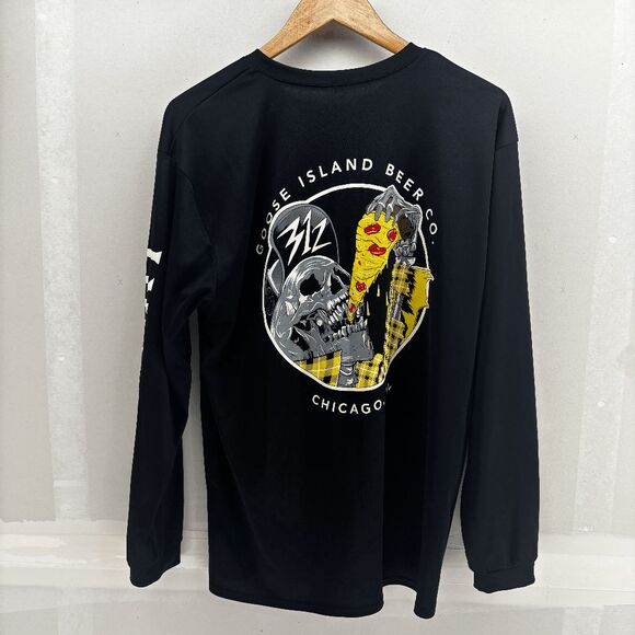 Marlort Goose Island Chicago Classics Lake Marie Sandbar Shirt Mens Large EUC - Picture 3 of 7